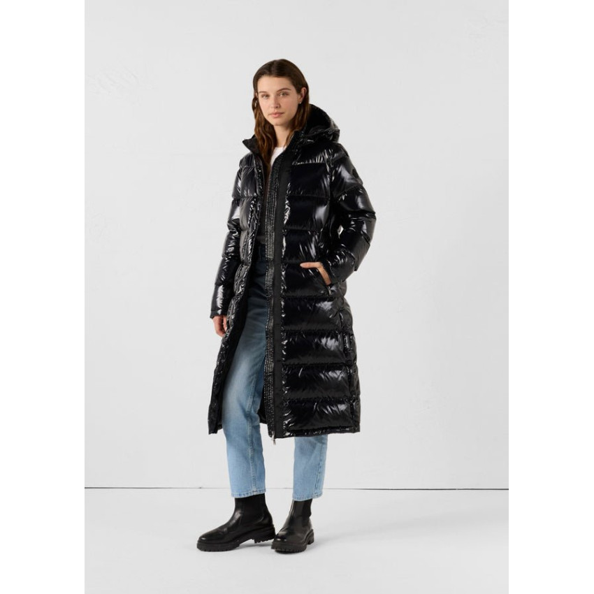 Doudoune Femme KARACHI Laqué noir Cloane Vannes KARACHI FW24WPAR53