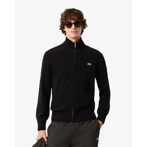 Pull Zippé Homme LACOSTE Noir Cloane Vannes AH5181 031