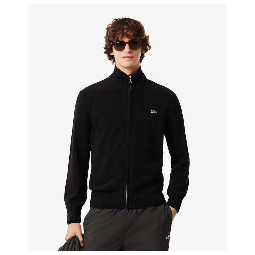 Pull Zippé Homme LACOSTE Noir Cloane Vannes AH5181 031
