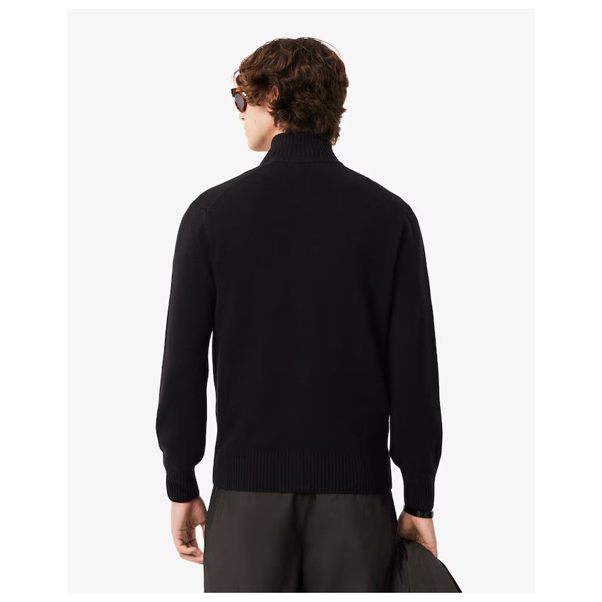 Pull Zippé Homme LACOSTE Noir Cloane Vannes AH5181 031