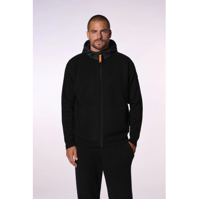 Veste Homme Bi-Matière SEBASTIEN Noir Cloane Vannes H25SEBASTIEN