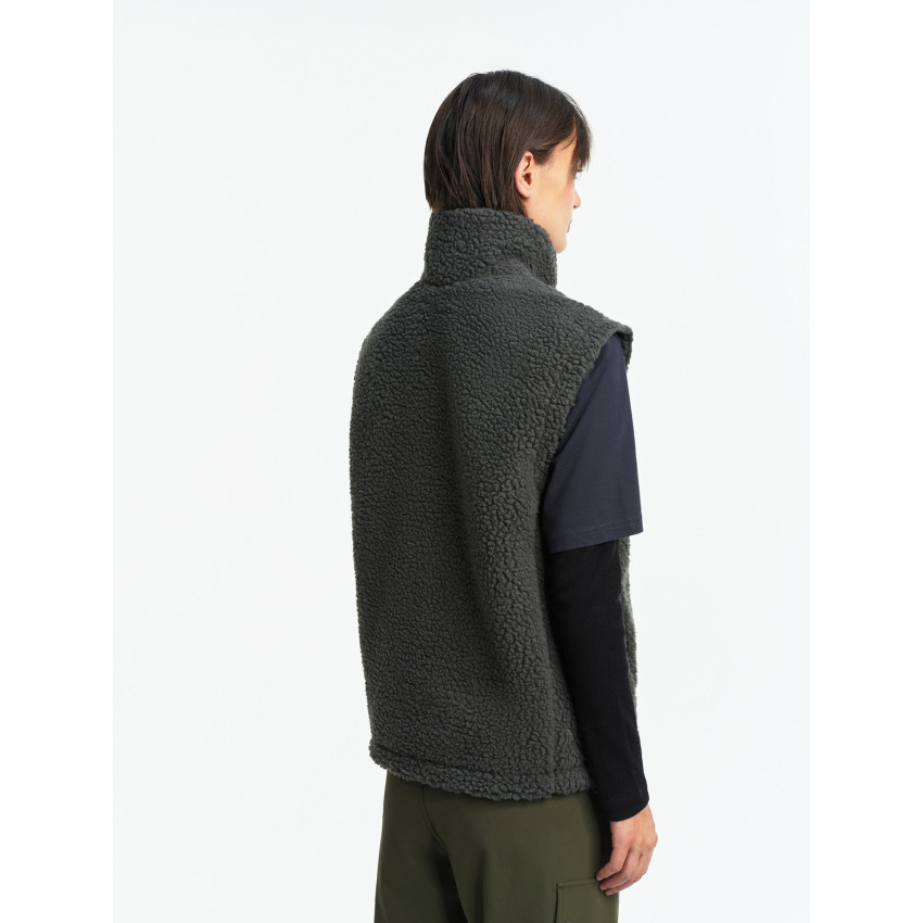 Veste Polaire Sans Manches Aigle Femme SHERPA Kaki Cloane Vannes AIW25WFLE008 URBAN