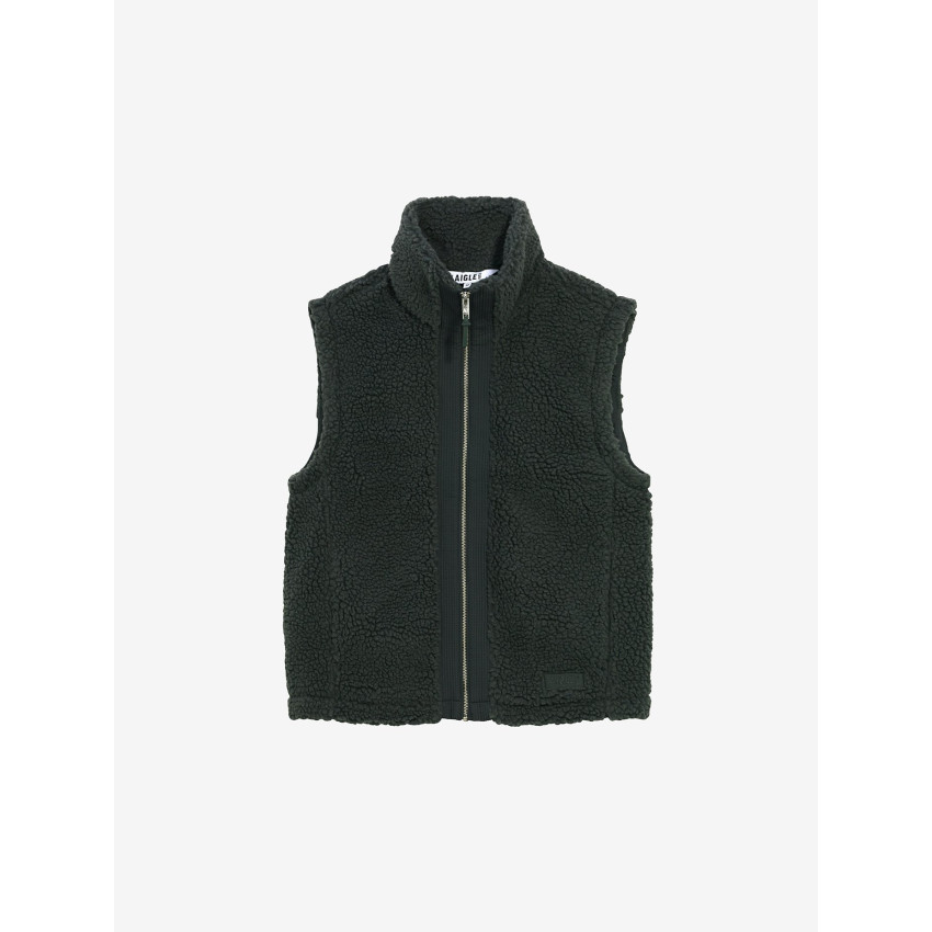 Veste Polaire Sans Manches Aigle Femme SHERPA Kaki Cloane Vannes AIW25WFLE008 URBAN