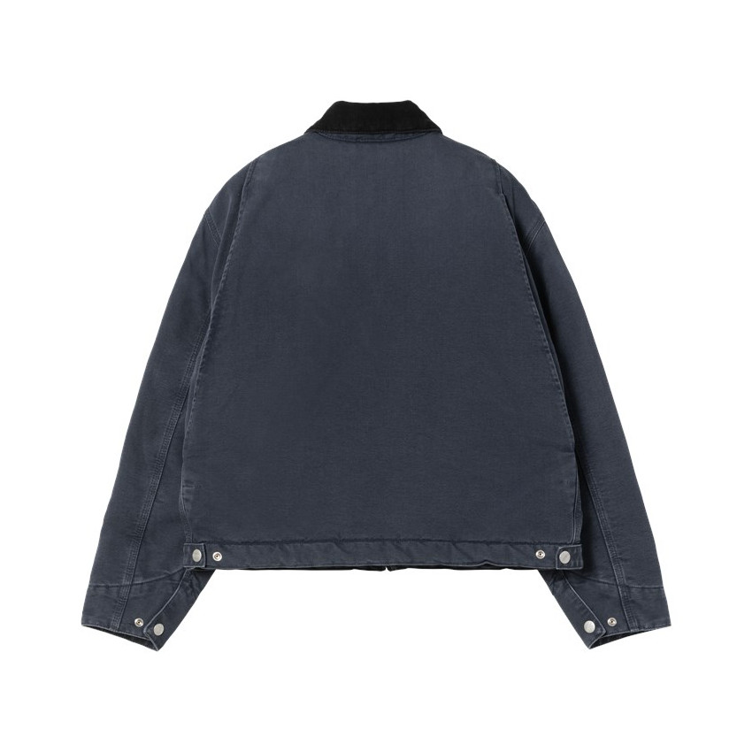 Veste Femme Carhartt wip OG DETROIT JACKET Bleu Marine Cloane Vannes