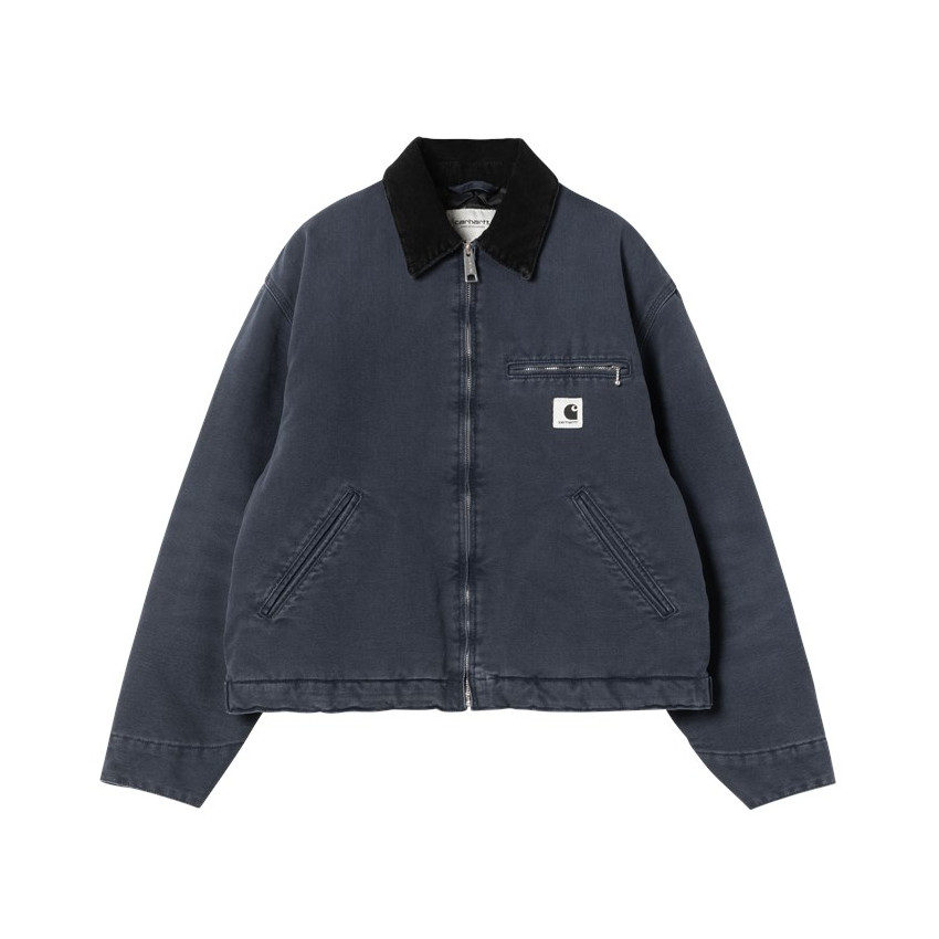 Veste Femme Carhartt wip OG DETROIT JACKET Bleu Marine Cloane Vannes