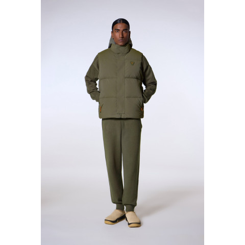 Doudoune Sans Manches CESARIO Kaki Cloane Vannes H25CESARIO