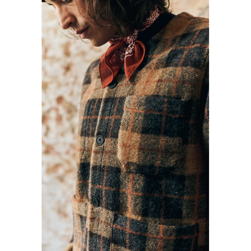 Veste Homme Japan Rags TSUKI Marron Cloane Vannes 1TSUKI0000000ML 8088