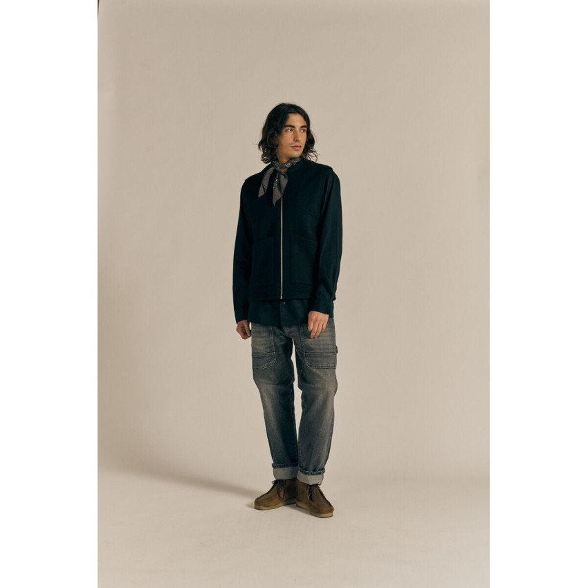 Veste Sans Manches Japan Rags Homme MEI Noir Cloane Vannes 1MEI000000000SM 0001