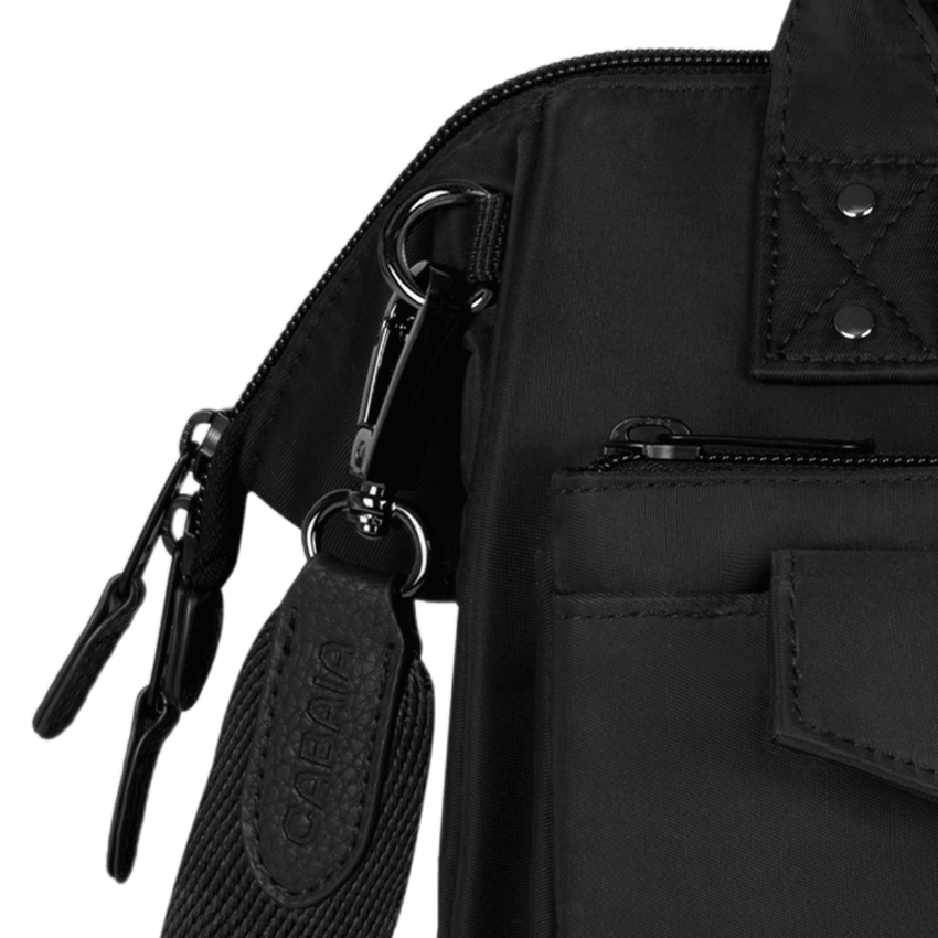Sac à Main CABAIA CrossBody CAMBRIDGE Medium Noir Cloane Vannes CB CAMBRIDGE MEDIUM
