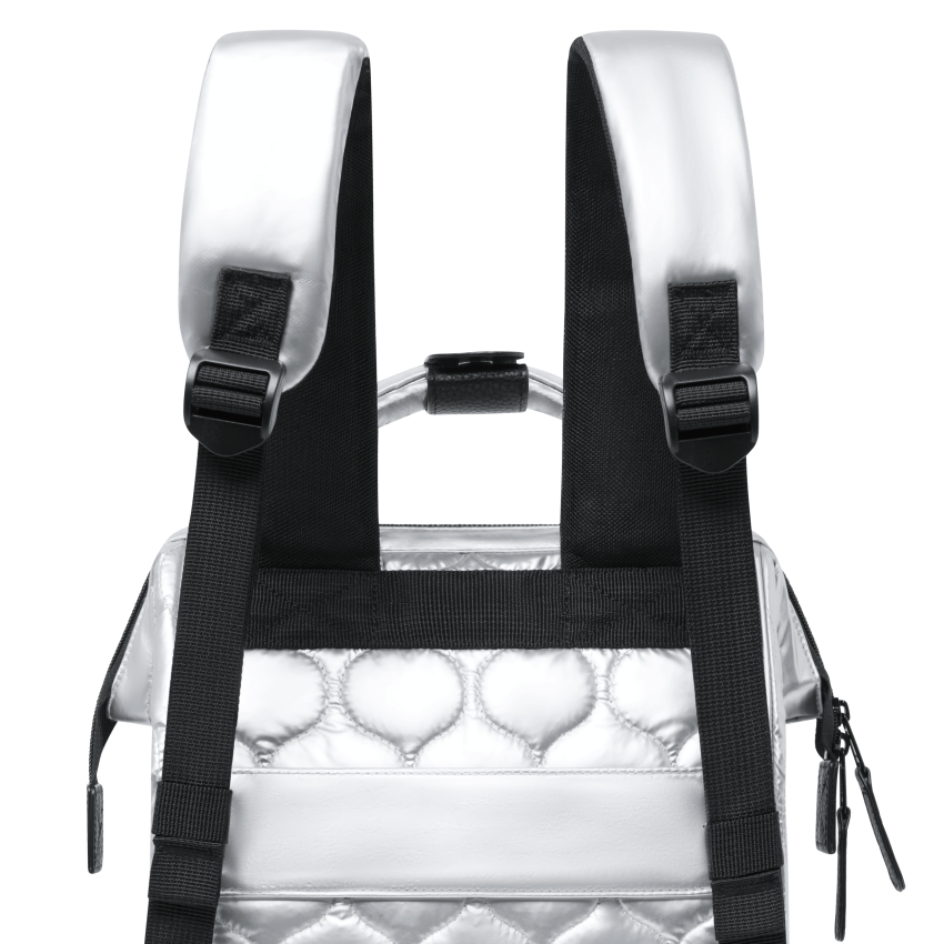 Sac à Dos CABAIA ASTANA Small Argenté Cloane vannes ASTANA SMALL