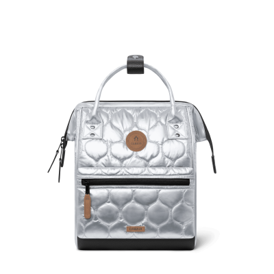 Sac à Dos CABAIA ASTANA Small Argenté Cloane vannes ASTANA SMALL