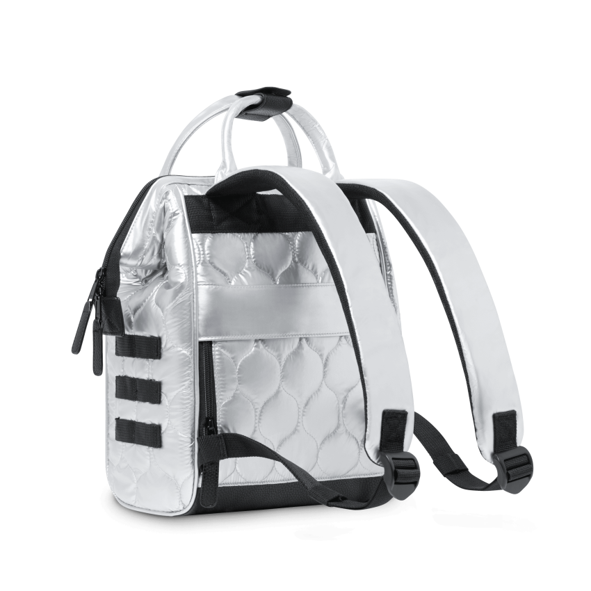 Sac à Dos CABAIA ASTANA Small Argenté Cloane vannes ASTANA SMALL