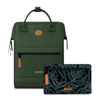 Sac à Dos CABAIA COROMANDEL Large Kaki Cloane Vannes COROMANDEL LARGE