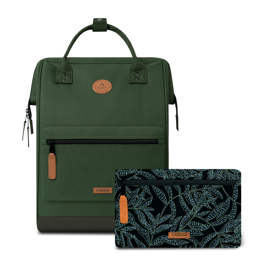 Sac à Dos CABAIA COROMANDEL Large Kaki Cloane Vannes COROMANDEL LARGE