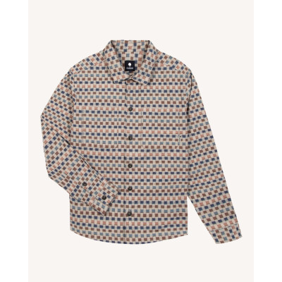 Chemise Homme Faguo CLEMONT Beige Cloane Vannes F25SH0114 BEI33