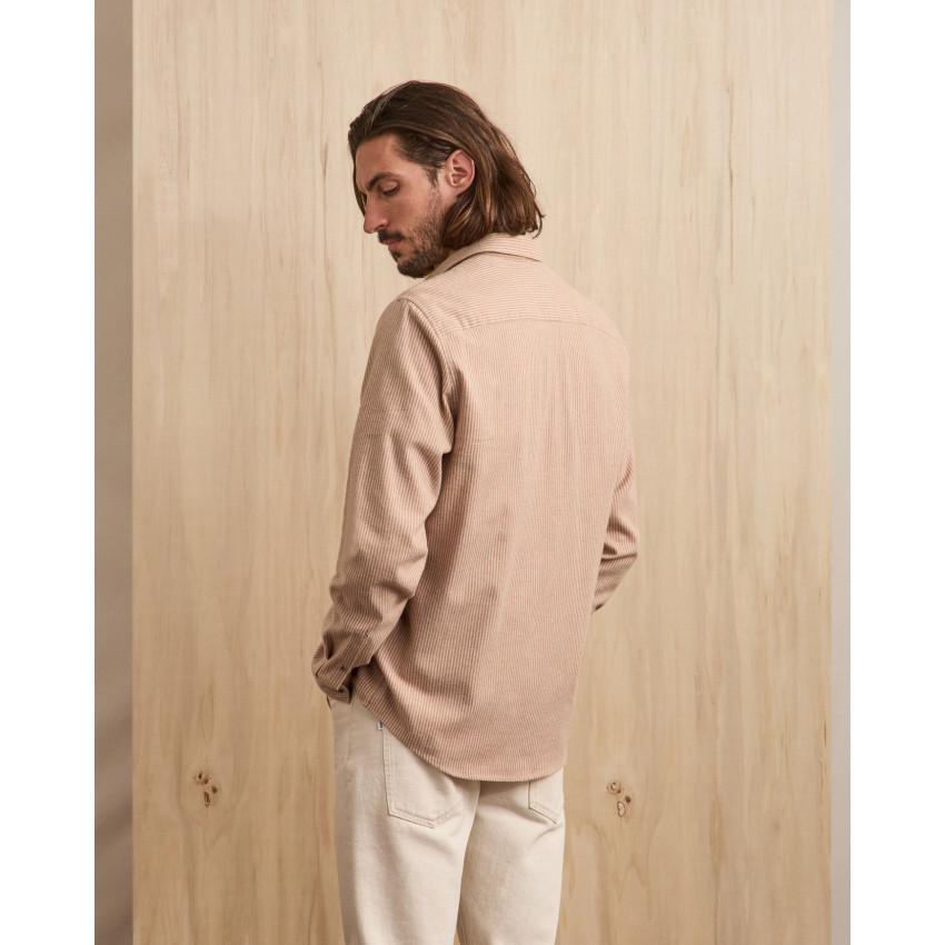 Chemise Faguo Homme IRATY Ecru Cloane Vannes F25SH0105 ECR16