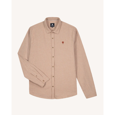 Chemise Faguo Homme IRATY Ecru Cloane Vannes F25SH0105 ECR16