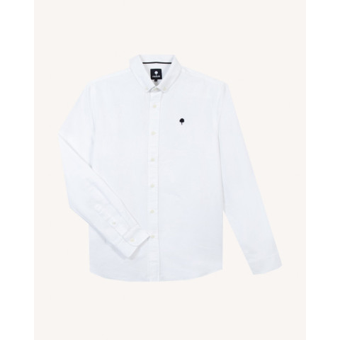 Chemise Faguo Homme IVOY Blanc Cloane Vannes F22SH0101 WHI36