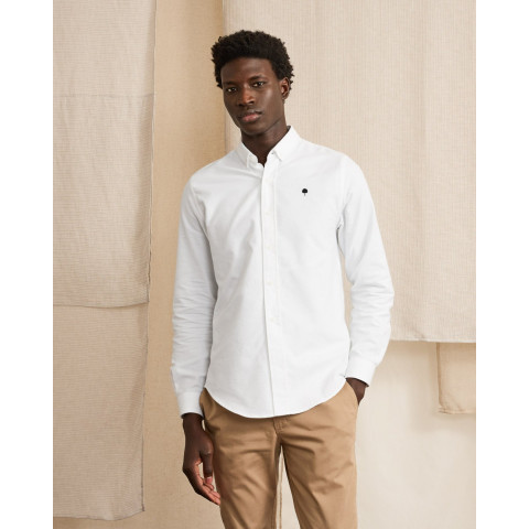 Chemise Faguo Homme IVOY Blanc Cloane Vannes F22SH0101 WHI36