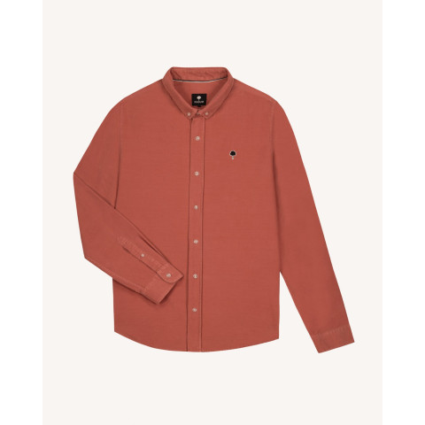 Chemise Faguo Homme IVOY Rose Cloane Vannes F25SH0101 PIN22