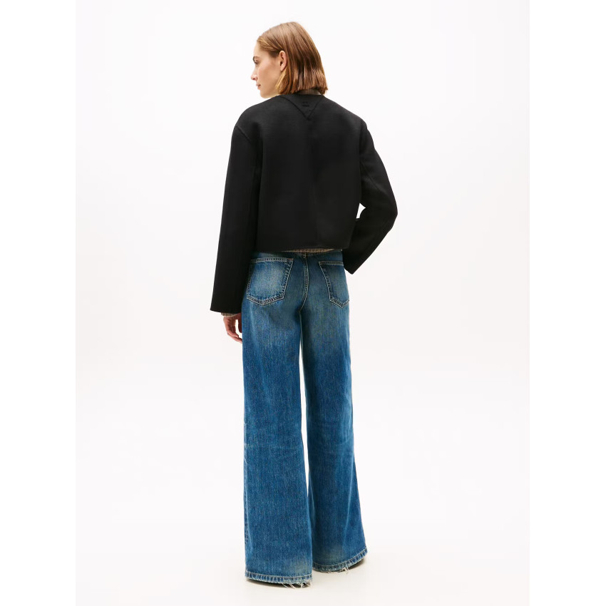 Veste Femme Tommy Hilfiger WOOL BLEND Noir Cloane Vannes WW0WW47446 BDS