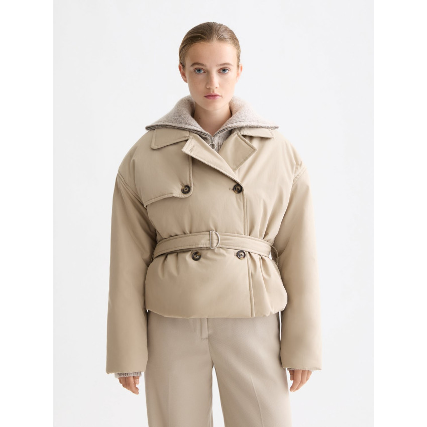 Blouson Femme Scotch & Soda PADDED Beige Cloane Vannes U9G00912T U292