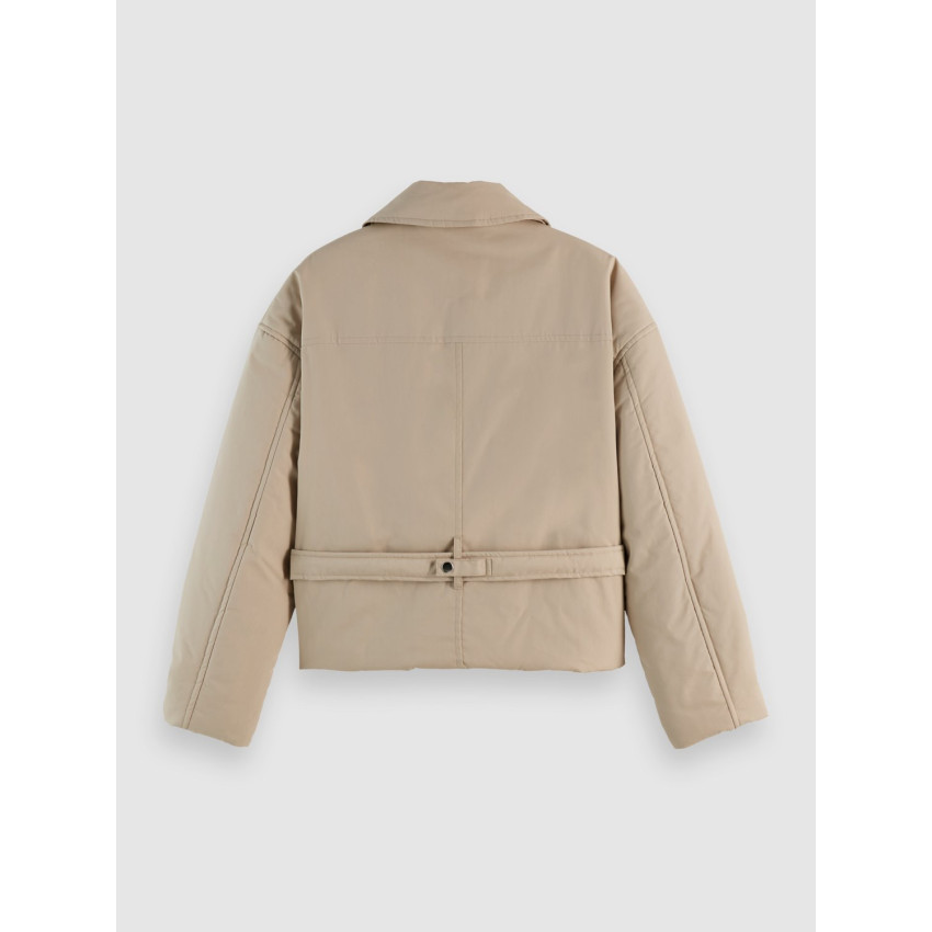 Blouson Femme Scotch & Soda PADDED Beige Cloane Vannes U9G00912T U292