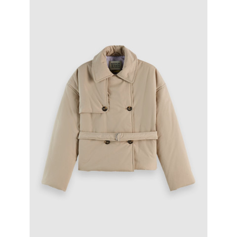 Blouson Femme Scotch & Soda PADDED Beige Cloane Vannes U9G00912T U292
