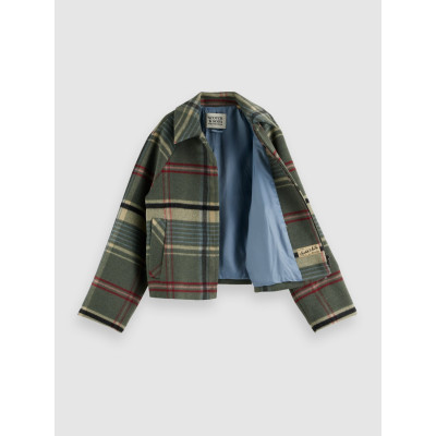 Blouson Scotch & Soda Femme BOXY Kaki Cloane Vannes U9G00906T U371