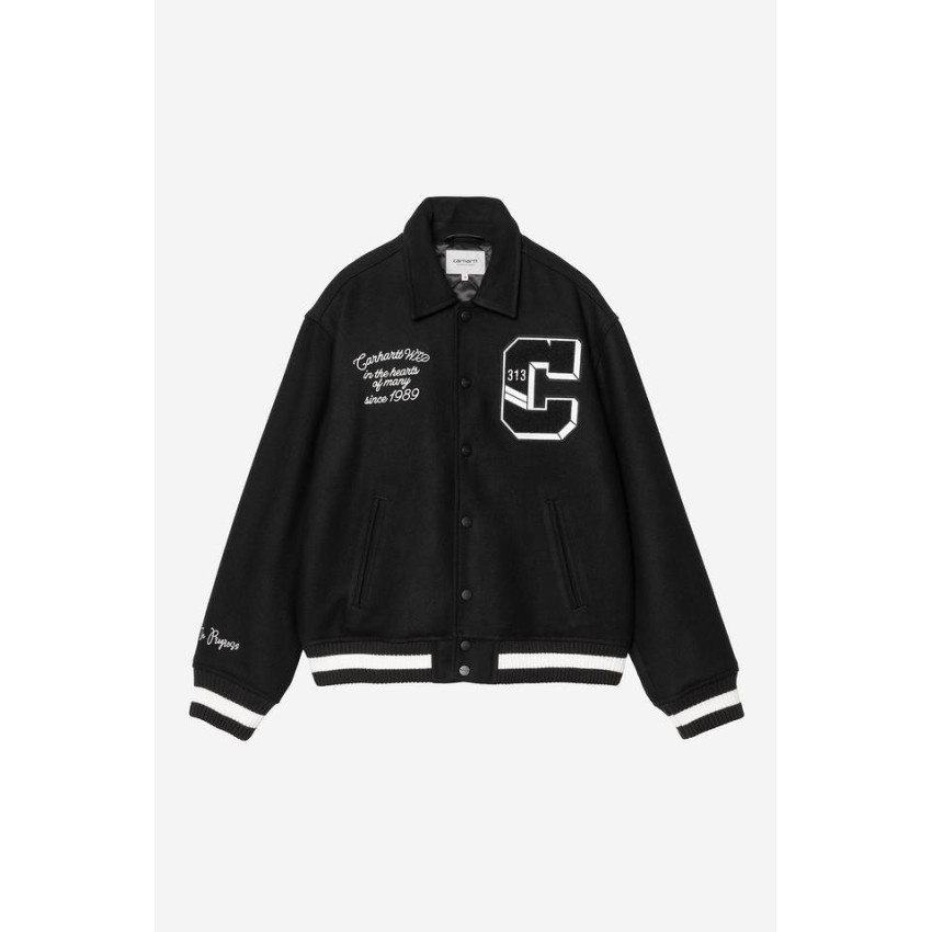 Veste Homme WORLD CLASS VARSITY Noir Cloane Vannes I035432 89