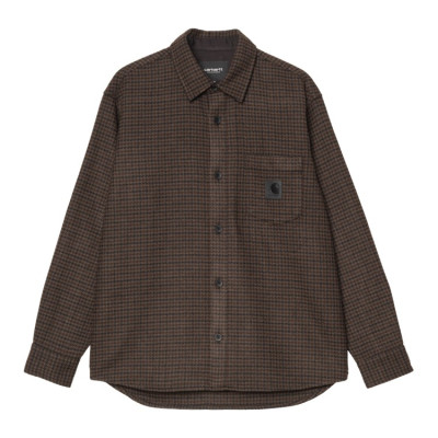 Chemise Homme Carhartt Wip LOWIS Marron Cloane Vannes I035328 35M