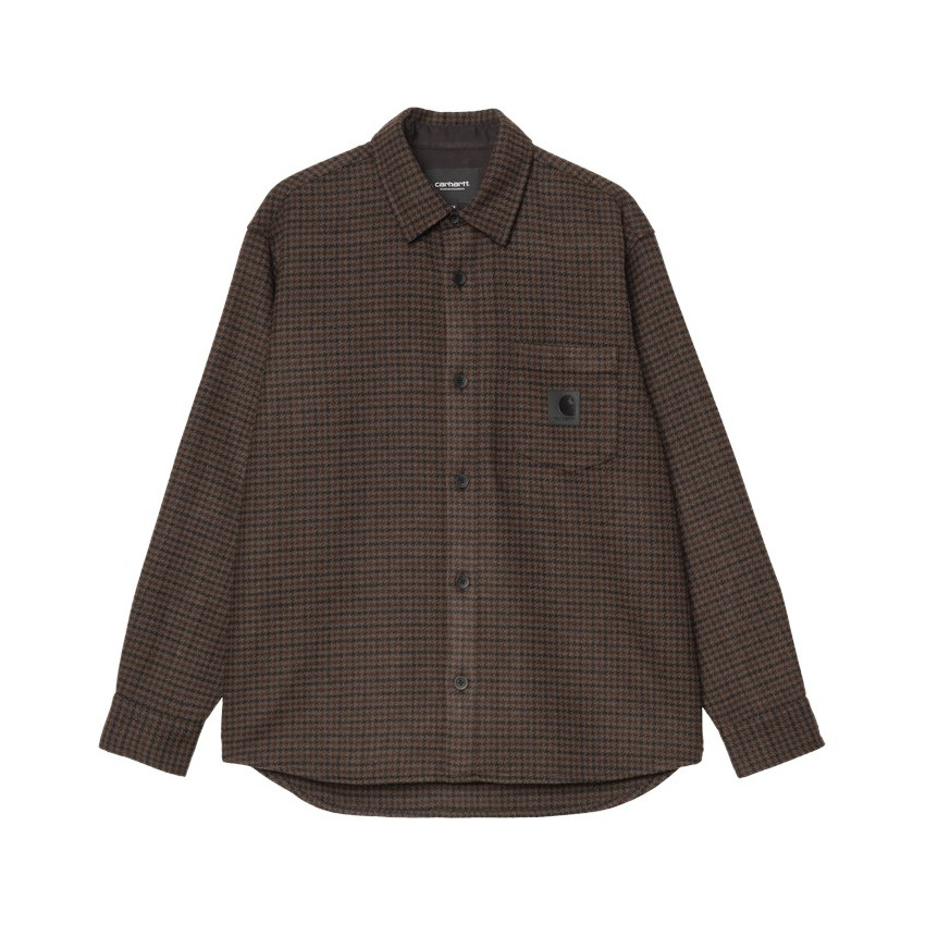 Chemise Homme Carhartt Wip LOWIS Marron Cloane Vannes I035328 35M