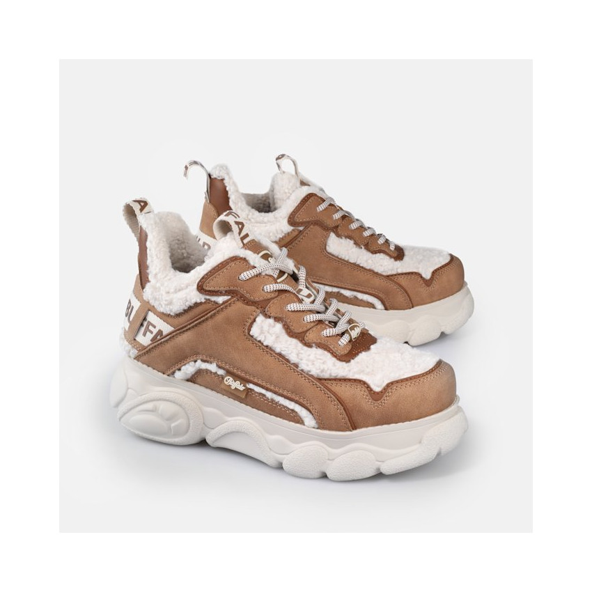 Basket Femme CLD CHAI WARM Marron Cloane vannes 1636023 CLD CHAI WAR