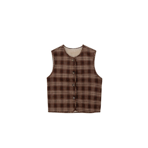 Veste Sans Manches Réversible La Petite Etoile Femme VINKA Marron Cloane Vannes