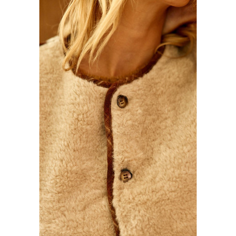 Veste Sans Manches Réversible La Petite Etoile Femme VINKA Marron Cloane Vannes