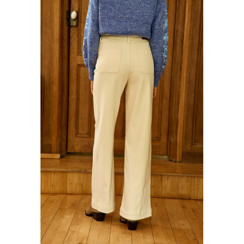 Jeans Femme ATLANTY Écru Cloane Vannes ATLANTY P302522C1I