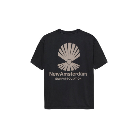 T-Shirt New Amsterdam Homme OYSTER Noir Cloane Vannes