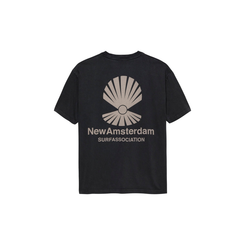 T-Shirt New Amsterdam Homme OYSTER Noir Cloane Vannes
