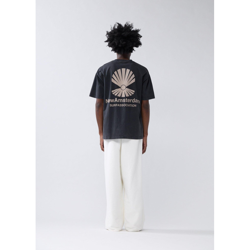 T-Shirt New Amsterdam Homme OYSTER Noir Cloane Vannes