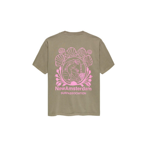T-Shirt Homme New Amsterdam LOST SURFER Taupe Cloane Vannes