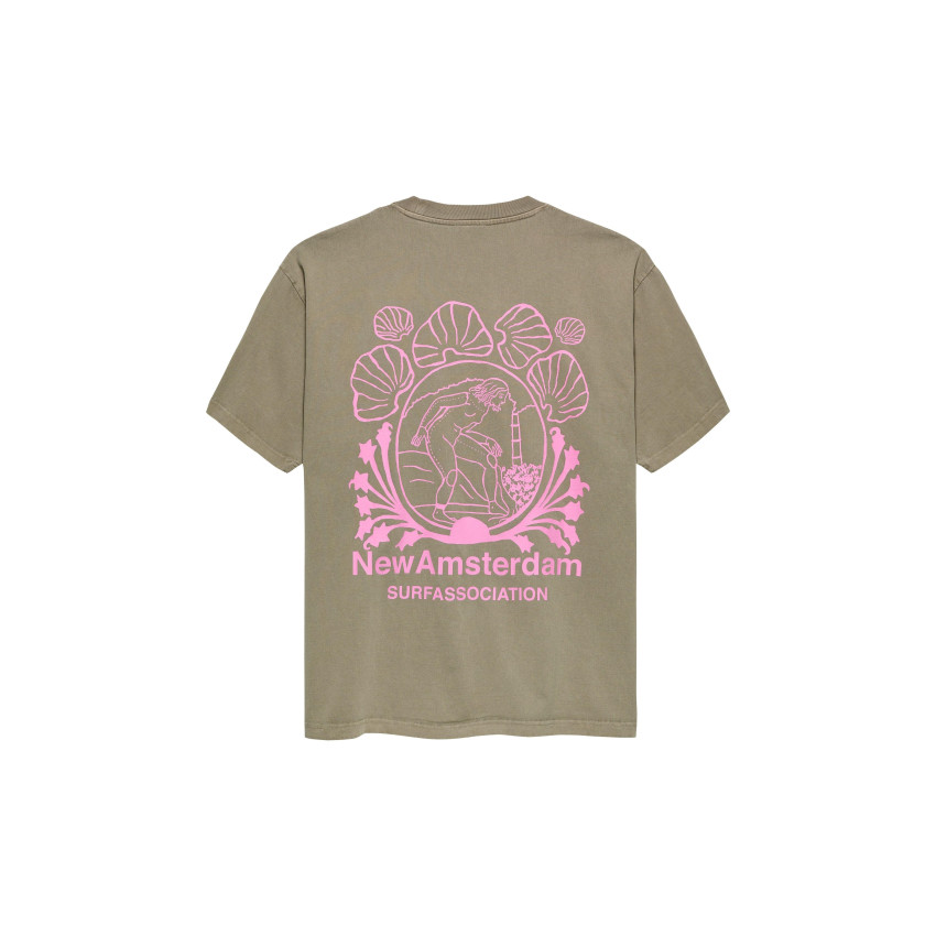 T-Shirt Homme New Amsterdam LOST SURFER Taupe Cloane Vannes
