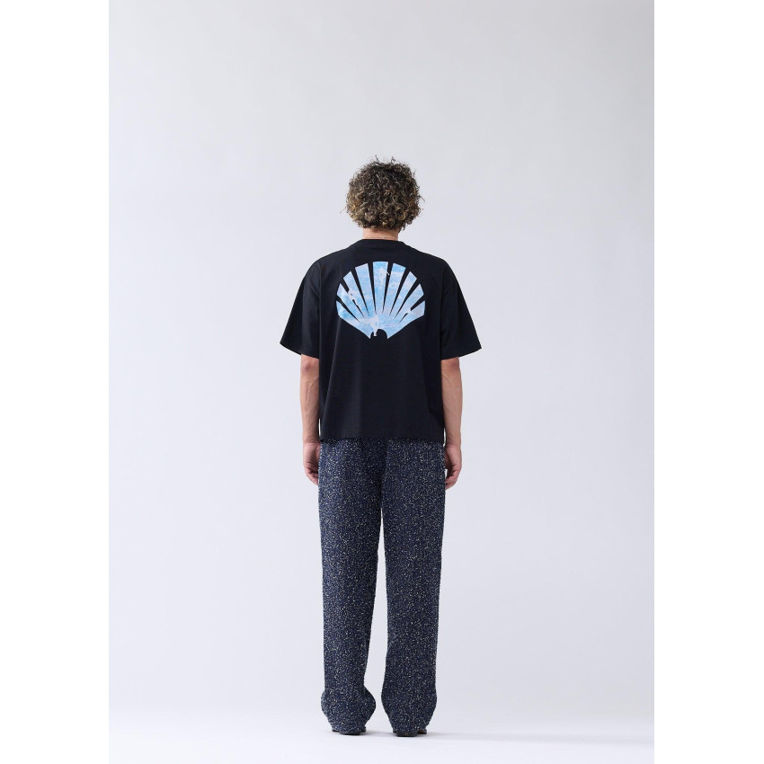 T-Shirt New Amsterdam Homme LINE UP Noir Cloane Vannes