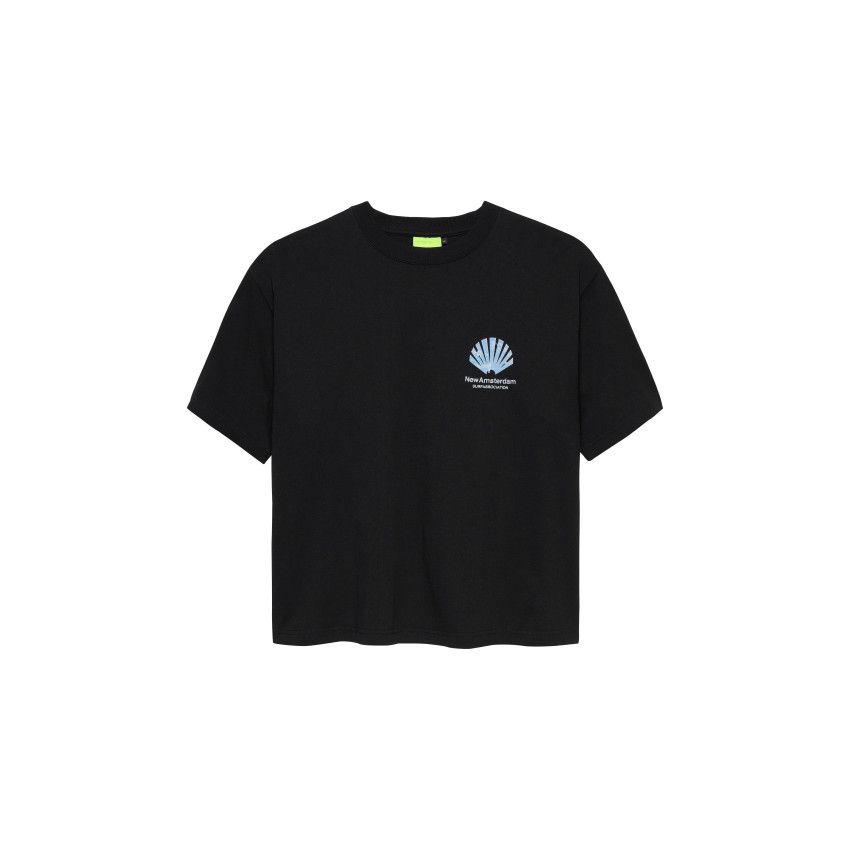 T-Shirt New Amsterdam Homme LINE UP Noir Cloane Vannes