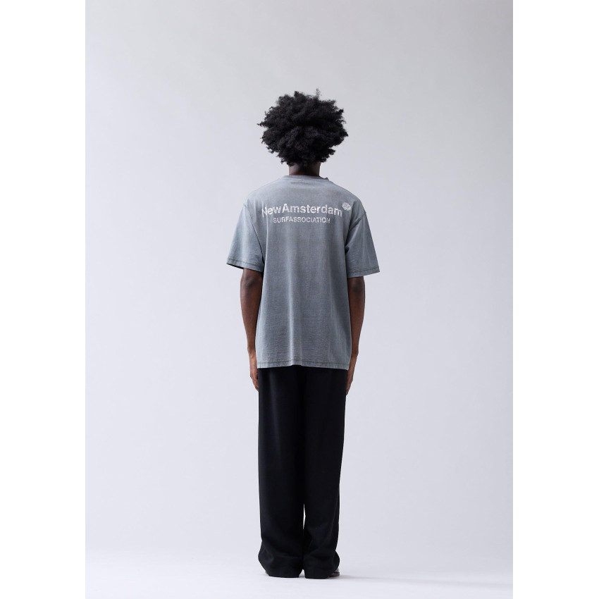 T-Shirt Homme New Amsterdam LACE PRINT LOGO Anthracite Cloane Vannes