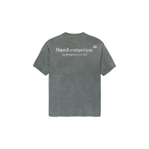T-Shirt Homme New Amsterdam LACE PRINT LOGO Anthracite Cloane Vannes