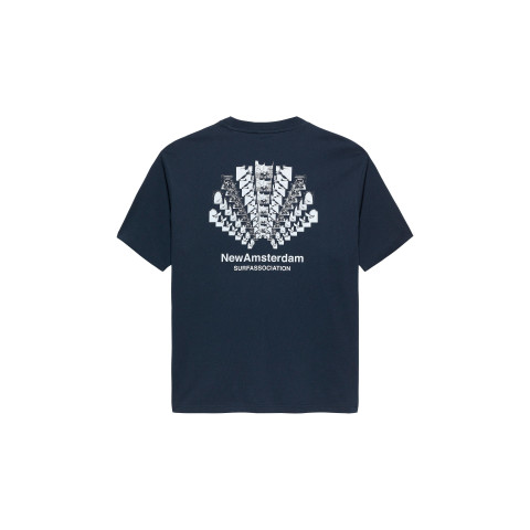 T-Shirt Homme New Amsterdam COLLAGE Bleu Marine Cloane Vannes