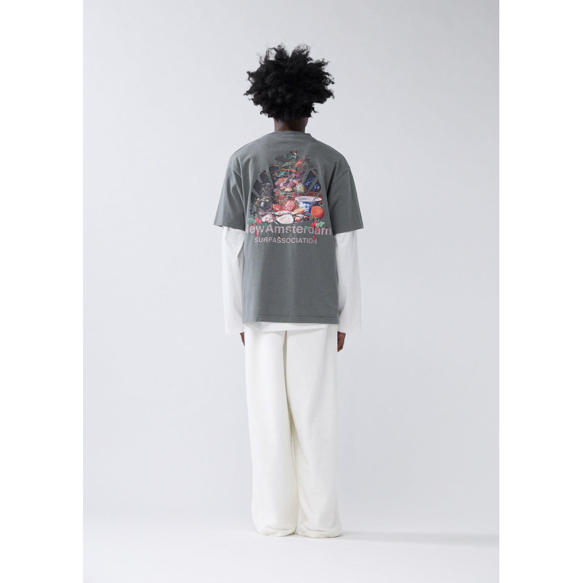 T-Shirt New Amsterdam Homme BUFFET Kaki Cloane Vannes