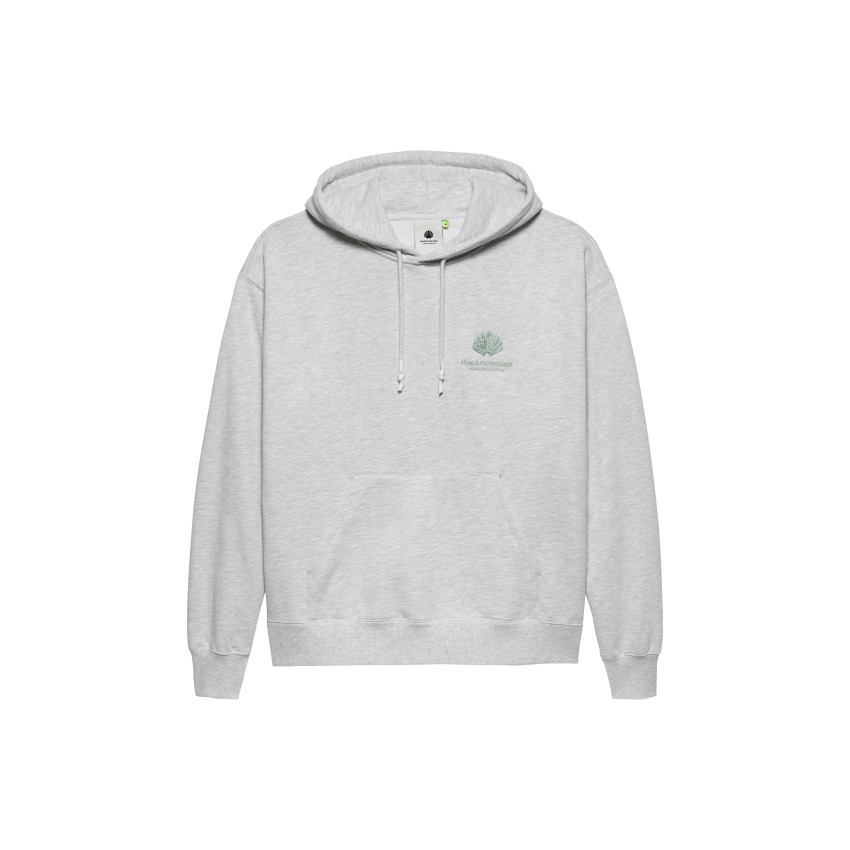 Sweat à Capuche New Amsterdam Surf Association Homme LOGO Gris Clair Cloane Vannes