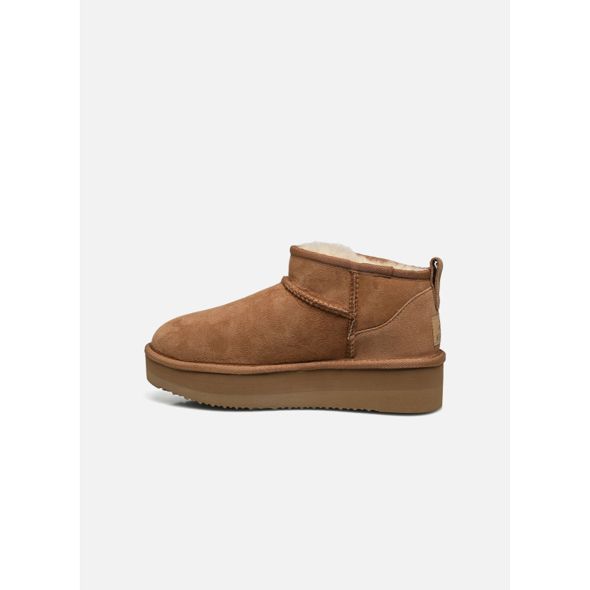 Bottines Fourrés Femme Sweet Heritage PATINEUSE Camel Cloane Vannes