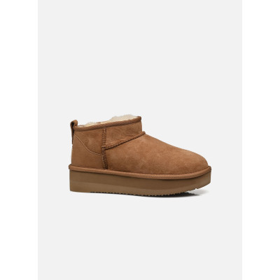 Bottines Fourrés Femme Sweet Heritage PATINEUSE Camel Cloane Vannes